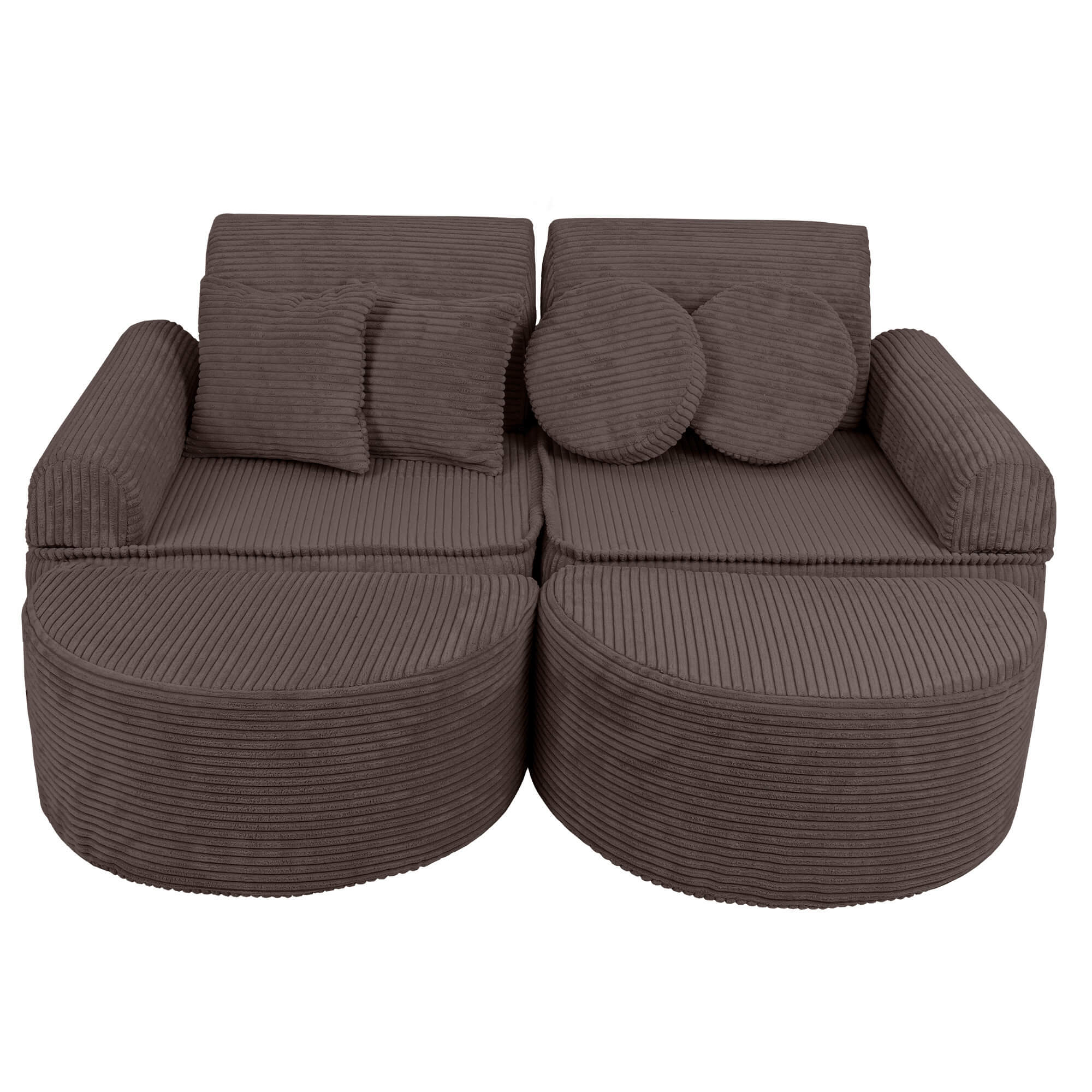 Aesthetic Sofa Max – Modulaire kinderspeelbank | 12 stuks