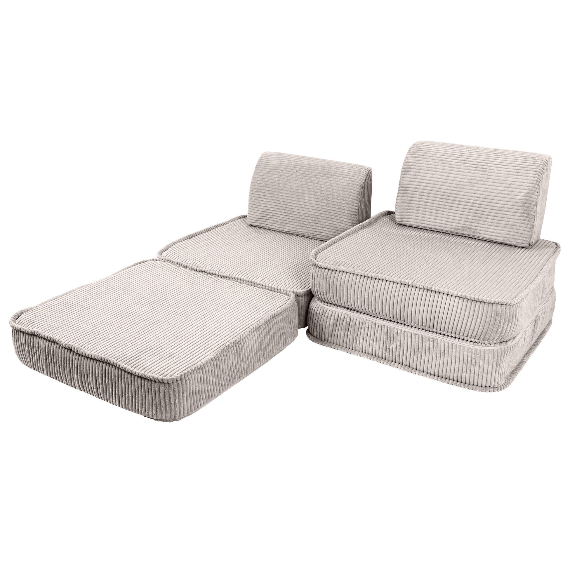 Esthetische Sofa Basic – Modulaire Kinder Speel Slaapbank | 4 Stuks