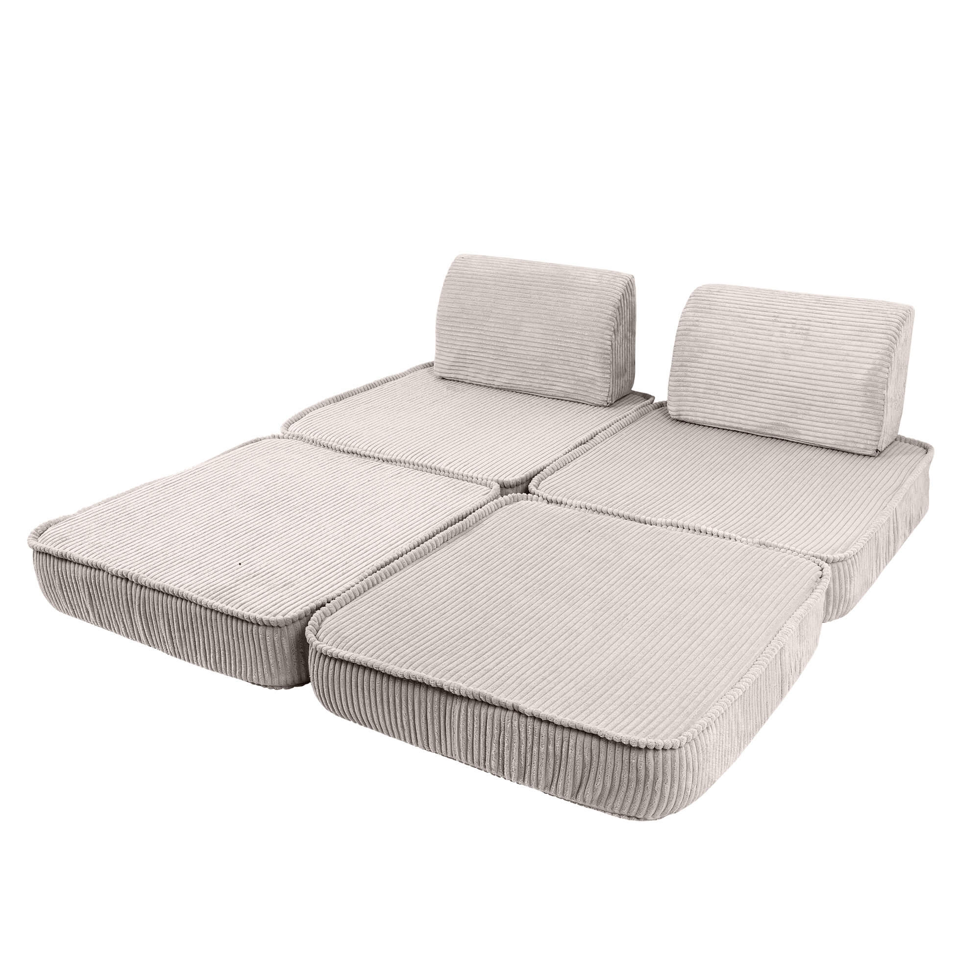 Esthetische Sofa Basic – Modulaire Kinder Speel Slaapbank | 4 Stuks