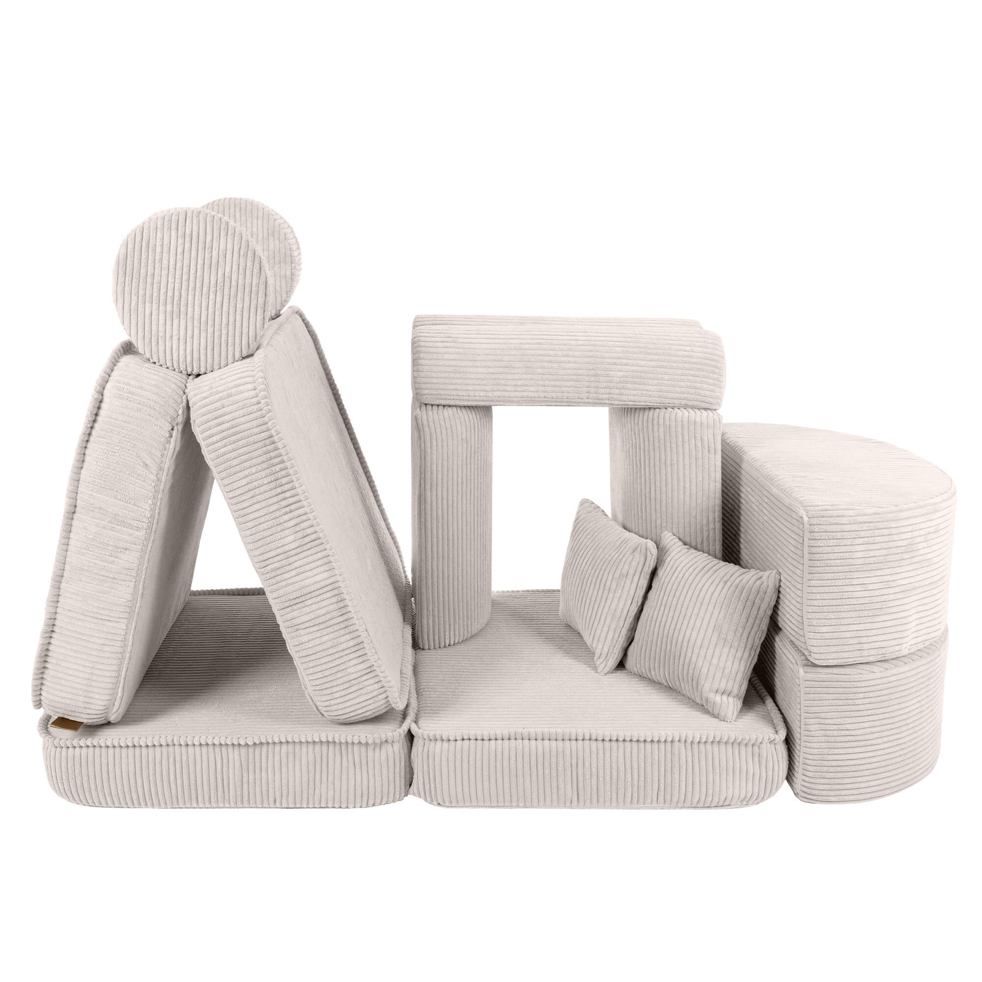 Aesthetic Sofa Max – Modulaire kinderspeelbank | 12 stuks